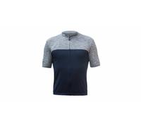 Maillot homme Sensor Cyklo Motion celozip bleu profond L