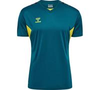 Hummel Maillot Authentic manches courtes 100% polyester recyclé, respirant, séchage rapide Vert L