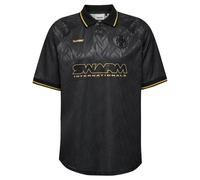 hummel Loose Bay Soccer S/S Maillot Blanc Noir L Unisexe