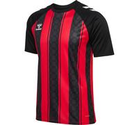 Hummel Match Striped Short Sleeve T-shirt Rouge L