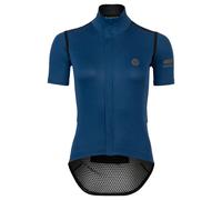 Agu Rain Performance Short Sleeve Jersey Bleu S Femme