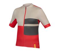 Maillot imprimé Endura FS260 Rouge