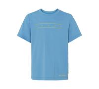Vaude Print Short Sleeve T-shirt Bleu 158-164 cm Garçon