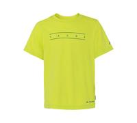 Vaude Print Short Sleeve T-shirt Jaune 110-116 cm Garçon