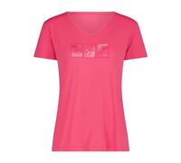 CMP - Women's T-Shirt V-Neck - T-shirt technique - 48 - pink fluo