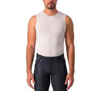 Maillot Intérieur Sans Manches Castelli Pro Mesh 2.0 Blanc, Taille XS.