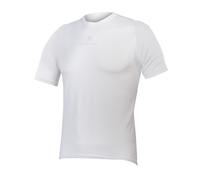 Endura Men's Lightweight Short Sleeve Baselayer, White, XS