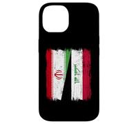 Maillot iranien irakien demi-drapeau iranien Coque pour iPhone 14