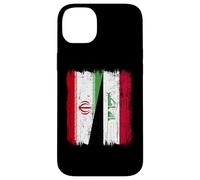 Maillot iranien irakien demi-drapeau iranien Coque pour iPhone 14 Plus