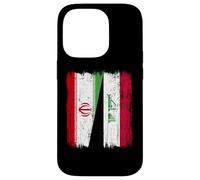 Maillot iranien irakien demi-drapeau iranien Coque pour iPhone 14 Pro