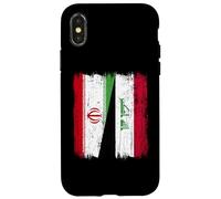 Maillot iranien irakien demi-drapeau iranien Coque pour iPhone X/XS