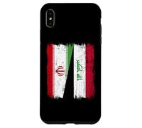 Maillot iranien irakien demi-drapeau iranien Coque pour iPhone XS Max