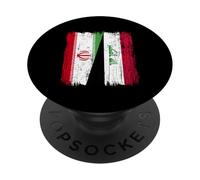 Maillot iranien irakien demi-drapeau iranien PopSockets PopGrip Adhésif