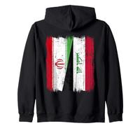 Maillot iranien irakien demi-drapeau iranien Sweat à Capuche