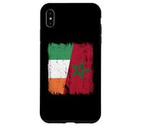 Maillot Irlande Maroc Demi Drapeau Irlandais Patrimoine Maroc Coque pour iPhone XS Max