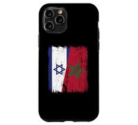 Maillot Israël Maroc Demi Drapeau Israélien Patrimoine Marocain Coque pour iPhone 11 Pro
