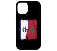 Maillot Israël Maroc Demi Drapeau Israélien Patrimoine Marocain Coque pour iPhone 12/12 Pro