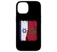 Maillot Israël Maroc Demi Drapeau Israélien Patrimoine Marocain Coque pour iPhone 14