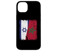 Maillot Israël Maroc Demi Drapeau Israélien Patrimoine Marocain Coque pour iPhone 14 Plus