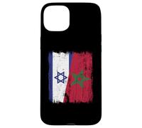 Maillot Israël Maroc Demi Drapeau Israélien Patrimoine Marocain Coque pour iPhone 15 Plus