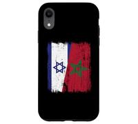Maillot Israël Maroc Demi Drapeau Israélien Patrimoine Marocain Coque pour iPhone XR
