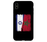 Maillot Israël Maroc Demi Drapeau Israélien Patrimoine Marocain Coque pour iPhone XS Max