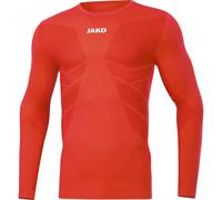 JAKO Maillot manches longues Comfort 2.0 Mixte saumon/blanc Taille M