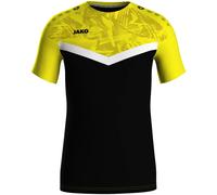 JAKO T-shirt fonctionnel Iconic Unisexe – jaune/noir/blanc – Taille L