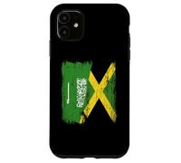 Maillot Jamaïque Demi Drapeau Arabie Saoudite Jamaïque Coque pour iPhone 11