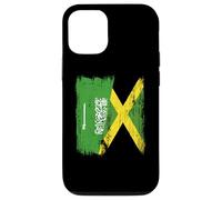 Maillot Jamaïque Demi Drapeau Arabie Saoudite Jamaïque Coque pour iPhone 12/12 Pro