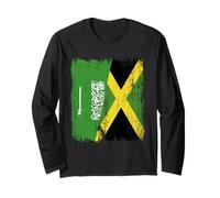 Maillot Jamaïque Demi Drapeau Arabie Saoudite Jamaïque Manche Longue