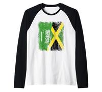 Maillot Jamaïque Demi Drapeau Arabie Saoudite Jamaïque Manche Raglan