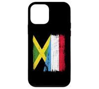 Maillot Jamaïque Luxembourg Demi Drapeau Jamaïque Luxembourgeois Coque pour iPhone 12 mini