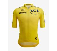 Santini Tour De France Official Yellow 2025 Short Sleeve Jersey Jaune XL Homme Yellow