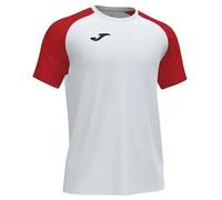 Joma Tricot Academy IV Homme manches courtes Blanc Rouge XXS EU