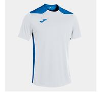 Maillot Joma Championship VI - T-shirt manches courtes blanc/bleu royal pour homme - 4/6 ans 14 ans