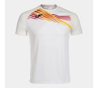 Joma Maillot Elite X à manches courtes Blanc 2XS