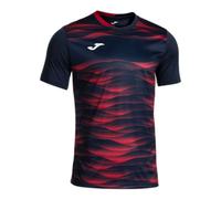 Joma Tiger Vii Short Sleeve T-shirt Bleu L Homme