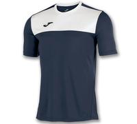 Joma Maillot Winner S Femme manches courtes Liberté de mouvement Marine/Blanc 5XS-2XL