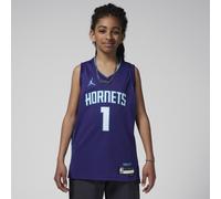 Maillot Jordan Dri-FIT NBA Swingman LaMelo Ball Charlotte Hornets IconStatement Edition pour ado New Orchid L