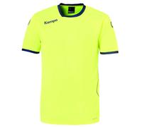 Kempa Curve Maillot de Sport, Homme XXL Jaune Fluo/Bleu Profond