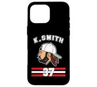 Maillot Kevin Smith VASHL Street Hockey League Team Hawks 37 Coque pour iPhone 16 Pro Max