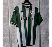 Maillot Kombat Béton Rayé Red Star 25/26 Vert Enfant