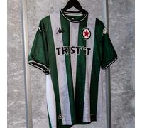 Maillot Kombat Béton Rayé Red Star 25/26 Vert Enfant Vert 12Y