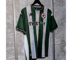 Maillot Kombat Béton Rayé Red Star 25/26 Vert Homme Vert S