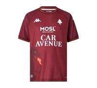 Maillot Kombat Home FC Metz Grenat Homme (FR/ES, Alpha/Lettres, L, Taille Normale, Taille Normale, Rouge)