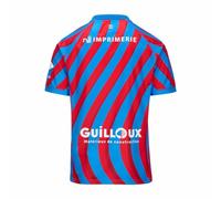 Maillot Kombat Home SM Caen Bleu/Rouge Homme (FR/ES, Alpha/Lettres, M, Taille Normale, Taille Normale, Bleu)