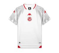 Maillot Kombat Home Tunisie Blanc Enfant (FR/ES, Âge, 8 Ans, Taille Normale, Blanc)