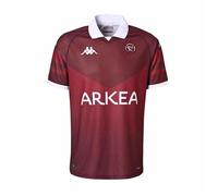 Maillot Kombat Home UBB Union Bordeaux Bègles Officiel Rugby Rouge Enfant 6 ans