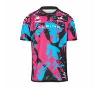 Maillot Kombat - KAPPA - Alpine F1 Team 2024 - Garçon - Manches courtes - Respirant 6 ans